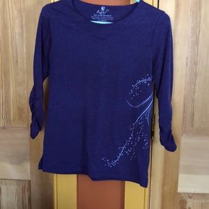 Kuhl purple scoop neck shirt